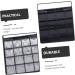 NOLITOY 2pcs Eye Shadow Box Blush for Cheeks Empty Eyeshadow Case Eyeshadow Sub Plate Supplies Travel Pack 9.5X9.5X1.5CM As Shown - Buy Online on GoSupps.com