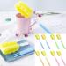 8-Piece Foam & Bottle Cleaning Brush Set for Baby Bottles & Cups - Orange Blue Green Pink - Buy Online on GoSupps.com