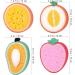 4-Piece Kids Shower Sponge Set | Suction Fruit Sponges for Toddler Bathing | Gentle & Fun Bathing Accessories - Buy Online on GoSupps.com