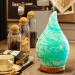 Porseme 280ml Aroma Diffuser - Hand Blown Essential Oils Humidifier with 7 Color-Changing LEDs | Elegant BPA-Free Blue Wave Aladdin Vase - Buy Online on GoSupps.com