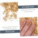 HAKIDZEL 1 Glass Chip Crushed Glass Glitter Chunky Flakes Sequins Stained Glass Irregular Glass Glitter DIY Crafts Vintage Flower Vase Nail Art Jewels Mirror Crystal Charm Nail Stickers 0.5X0.3cm Golden - Buy Online on GoSupps.com