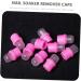 FRCOLOR Lot de 20 Couvre-ongles en Silicone Rose pour Dissolvant Protection Doigts Taille Unique Accessoires Nail Art Professionnels pour Manucure Domicile et Salon - Buy Online on GoSupps.com