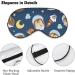 Buy Cute Hedgehog Galaxy Sleep Mask | Light Blocking Eye Mask for Sound Sleep | Adjustable Soft Eye Shade for Men & Women - Buy Online on GoSupps.com