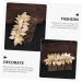 Angoily Hair Comb Hair Accessory for Girls Hair Topper Hair Jewels for Women Gold Headband Flower Hair Accessories Golden Flower Girl Headpieces for Wedding Tiara Hair up Crown Alloy Bride - Buy Online on GoSupps.com