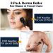 2 Pack Derma Roller for Body Hair and Beard Growth - Microneedle Roller Kit for Men and Women - Home Use - Buy Online on GoSupps.com