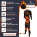 Black X-Large Thermal Underwear Set | Winter Hunting Gear Long Johns Base Layer Bottom Top | Midweight Sport Apparel - Buy Online on GoSupps.com