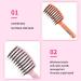 EKONAER 3 Pack Vented Boar Bristle Hair Brush Set - Quick Drying Detangler Brushes for Women - Curved Design for Long, Thick, Thin, Curly Hair (Green) - 3 pcs - Buy Online on GoSupps.com