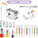 Polymer Clay Roller Machine Set with Adjustable Thickness Settings - Includes 9 Shaping Tools and 15 Cutters for DIY Crafts - Buy Online on GoSupps.com