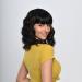 Ucubb Black Mixed Brown 14 Inch Short Wavy Bob Wig with Bangs - Shoulder Length Synthentic Heat Resistant Curly Hair Wig for Black Women - Buy Online on GoSupps.com