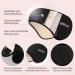 Comfortable 2-in-1 Sleep Mask & Earmuffs | Adjustable Eye Mask for Side Sleepers | Soft Eye Cover for Men & Women - Black - Buy Online on GoSupps.com