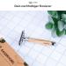 Ecoyou Sustainable Olive Wood Safety Razor for Men & Women | 10 Razor Blades Included | Plastic-Free Zero Waste Wet Shaving | Eco-Friendly Silver & Wood Design - Buy Online on GoSupps.com