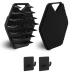 2pcs Silicone Shower Brush with 2 Hooks  Silicone Body Scrubber and Silicone Head Scrubber Massage Scalp Brush Shower Exfoliating Body Brush for Shower  Body Cleaning