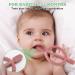 Buy BPA-Free Baby Biting Toys - 2 Pack Silicone Teething Rings for Kids Gum Massage - Bright Green & Caramel - Buy Online on GoSupps.com