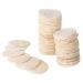 Uonlytech 50pcs Loofah Face Pads Natural Sponge Exfoliating Face Pads Reusable Makeup Remover Facial Body Scrubbers Pad for Women and Men Facial Cleansing