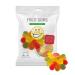 Easis fruit gums without added sugar low -calorie gummy bears with a natural basis on a natural basis various fruit taste of the fruit vineyards sweets healthy snack for children & adults 80g