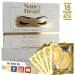 24K Gold Under Eye Patches - Dark Circle & Wrinkle Treatment - Collagen Eye Masks (20 Pairs) - Buy Online on GoSupps.com