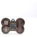 DogTap Solid Digital Dog Tag - NFC & QR Code for Contact Details | Waterproof Robust PVC & Metal | Perfect 41.6 x 28.5 x 4.6 mm Brown Design - Buy Online on GoSupps.com