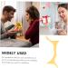 brow guide stencil makeup tools and accessories eyebrow makeup tools makeup stencil brow guide template eyebrow templates for women eyebrow stencil Silica gel Auxiliary heating 17.3x5.9cm Yellow - Buy Online on GoSupps.com
