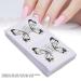 100pcs Butterfly Nail Forms - Horseshoe Shaped Nail Art Tools & Square Guide Stickers for Acrylic & Gel Nails | Shop Now! - Buy Online on GoSupps.com
