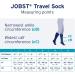 Jobst Travel Knee High Compression Socks - Prevent Deep Vein Thrombosis - 15-20 mmHg - Unisex Black XL - Buy Internationally - Buy Online on GoSupps.com