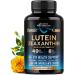 Eye Vitamins - Lutein and Zeaxanthin Supplements - AREDS2 Based Supplement for Seniors & Adults - Eye Health & Vision Support - Saffron Zinc Vitamins Copper Super Greens - Made in USA 60 Capsules