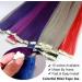 XXAD553TY Tape in Human Hair Extensions Colorful Tape Adding Highlights Mini Tape in Extensions Double-Side Adhesive(Rose Red 12inch 30cm) 12inch 30cm Rose Red - Buy Online on GoSupps.com