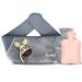 Chmmy hot water belt hot water bag hot water bag rubber plush soft waist cover heat belt pain relief for neck and shoulder back legs waist
