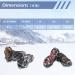 TRIWONDER Ice Grips Anti-slip 8-Spikes Crampons Cleats - Black | Large Size - Buy Online on GoSupps.com