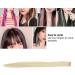 Colorful Hair Extensions Multicolor Party Highlight Straight Hair Clips Girls Synthetic Hair Extensions Colorful Hair Extensions Highlight Wig Clips Hair Extensions Highlight Wigs Women's(Off-white) - Buy Online on GoSupps.com