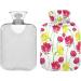 Buy Naanle Hot Water Bottle - Yellow & Red Flowers | 2L Heat Bottle for Pain Relief Warmer & Cold Therapy - Buy Online on GoSupps.com