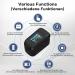 Pulse Oximeter for Finger Oxygen Measuring Device Fingertip Oximeter Measures Oxygen Saturation SpO2 Pulse Frequency Oximeter with OLED Display and Alarm Function(Black) - Buy Online on GoSupps.com