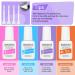 Dip Powder Nail Kit - 12 Colors Nude Pink Glitter Sun Color Changing Starter Kit for DIY Manicure at Home or Salon - Buy Online on GoSupps.com