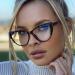SERONI Cat Eye Blue Light Blocking Glasses - TR90 Frames for Men & Women | Anti-UV 56mm Leopard Design - Buy Online on GoSupps.com