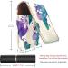 Travel Lipstick Organizer Case | Portable Makeup Bag with Mirror | Watercolor World Map Design - Buy Online on GoSupps.com