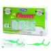 EZ Floss Mint -240 Mint Flavoured Dental Floss Picks with Strongline Floss - Individually Wrapped Flossers.
