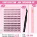 Parriparri Cluster Lashes Kit with Bond and Seal | Natural Eyelash Extensions DIY Kit | 120Pcs Individual Lashes | False Eyelashes At-Home Application | 8-16MM MIX | Clear Band - Buy Online on GoSupps.com
