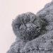 Knitted Hooded Romper Bodysuit Onesie | Baby Boy Girl Clothes | Long Sleeve Jumpsuit | Fall Winter | 6-12 Months | Gray-Hairball - Buy Online on GoSupps.com