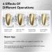 MIZHSE Gold & Silver Metallic Gel Nail Art - 3D Mirror Paint for Stunning French Designs | 7ML Soak Off Manicure Set - Buy Online on GoSupps.com