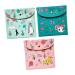 GLEAVI Menstrual Pad Bag 3pcs Napkin Storage Bag Zipper Storage Bags Diaper Bag Purses for Women Travel Bag Organizer Feminine Care Accessory Tampons Purse Napkin Bag