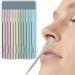 Nasal Hair Cutter 2-in-1 Manual Nose Hair Trimmer for Men Women Reusable Double Sided Nose Hair Knife 360 Nostril Nasal Hair Cutter Removal Tool (Multicolor 12)
