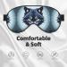 Fierce Wolf Head Eye Mask - Soft Adjustable Sleeping Mask for Men & Women | Ultimate Nighttime Comfort - Buy Online on GoSupps.com