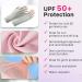 Anti UV Gloves for Nail Lamp Light Manicure Gloves UV Protection Gloves Fingerless UV Light Gloves for Gel Nail Lamp Hand (Cherry Pink) - Buy Online on GoSupps.com