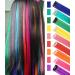 Zhaowei 9-Piece Multi-Color Clip-In Hair Extensions | Princess Rainbow Highlights Synthetic Hair for Parties - Buy Online on GoSupps.com