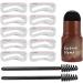 Generisch Eyebrow Set of 10 Reusable and Waterproof Eyebrow Stencils for Women Girls Home Outdoors Special Occasions - Buy Online on GoSupps.com