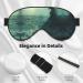 SSIMOO Sea Witch Inspired Sleep Mask | Adjustable Breathable Eye Mask for Comfortable Sleep | Stylish Black Design - Buy Online on GoSupps.com