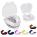 Single-colored mouth protection-mouth protection for children teenagers with case with etui school martial arts rugby football hockey muay thai mma boxing martial arts basketball (jnr-clear) junior (& lt 11)