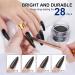 Saviland Black Acrylic Powder 30g Colored Nail Powder for Extension & French Manicure - Buy Online on GoSupps.com