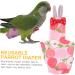 Buy MipCase 4-Piece Washable Parrot Diaper Suit - Soft Breathable Adjustable Outdoor Costumes for Birds - Buy Online on GoSupps.com