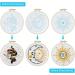 Anidaroel Embroidery Starter Kit for Adults - 3 Sets Stamped Cross Stitch Kits with Fabric, Hoops, Threads, Needles - Beginner Embroidery Set - Buy Online on GoSupps.com