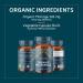 Ayurvediq Wellness Organic Moringa Capsules - 120 Powder Filled Capsules | Rich in Vitamin C & Potassium | Gluten & Dairy Free | 100% Certified Vegan Supplement - Buy Online on GoSupps.com